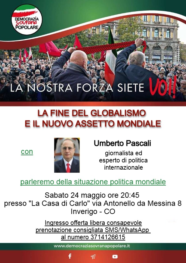 La fine del globalismo e il nuovo assetto mondiale